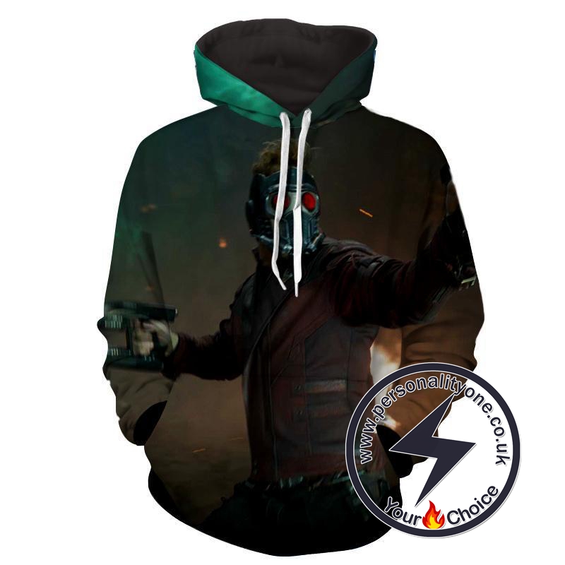 Peter Jason Quill 3D-Guardian Of Galaxy Hoodies